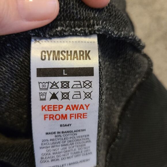 Gymshark black Mock Neck Sweatshirt size L - Picture 6 of 6